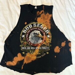 Vintage Bob Seger Cut Off Shirt